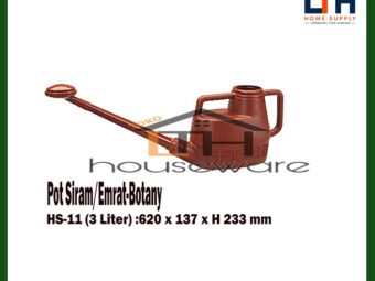 POT SIRAM TANAMAN 3 LITER / EMRAT PLASTIK BOTANY 3 LTR LION STAR HS 11 / TEKO SIRAM BUNGA HS11