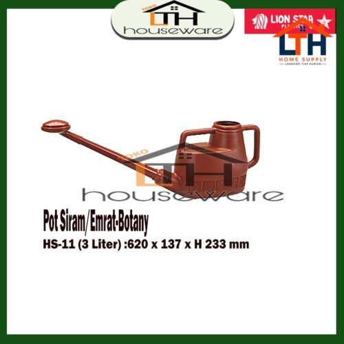 POT SIRAM TANAMAN 3 LITER / EMRAT PLASTIK BOTANY 3 LTR LION STAR HS 11 / TEKO SIRAM BUNGA HS11
