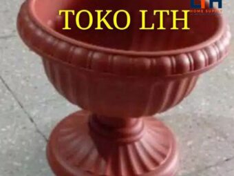 POT BUNGA PIALA KAKI PENDEK FP 18 TIARA POT 112 LION STAR FP18 TANAMAN AIR TERATAI
