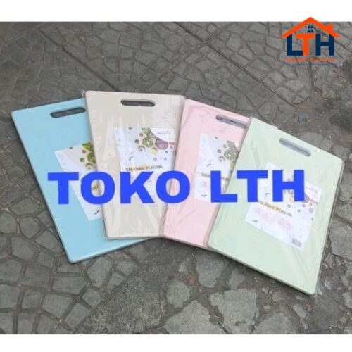 TALENAN PLASTIK WARNA L BESAR SEGI 522 RED HOUSE CHOPPING BOARD LARGE