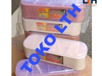 TEMPAT BUMBU ISI 4 KOTAK BOX WADAH GARAM GULA SEKAT 4 RAK BUMBU SERBAGUNA