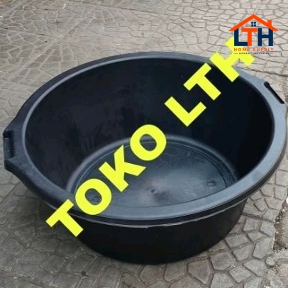 1-1766-1.jpg BASKOM KARET ANTI PECAH KUPING GAGANG 28" JOLANG HITAM BAK KARET EMBER