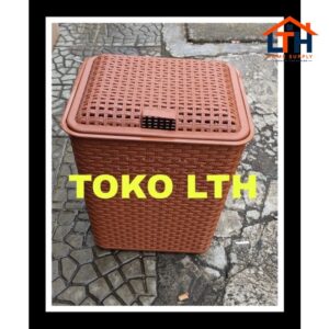 1-1772-1.jpg Keranjang Laundry Motif Rotan -Troy Hamper