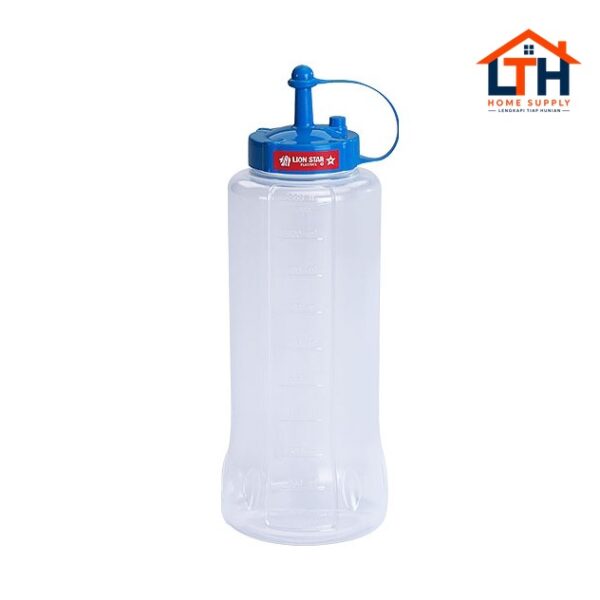 1-180-1.jpg BOTOL SAUS SAMBAL 1000 ML- BISTRO SAUCE KEEPER -LION STAR TS-51