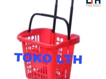 TROLI TROLLEY BELANJA SUPERMARKET SIP 341 FLAMINGGO SHINPO KERANJANG PASAR DORONG RODA