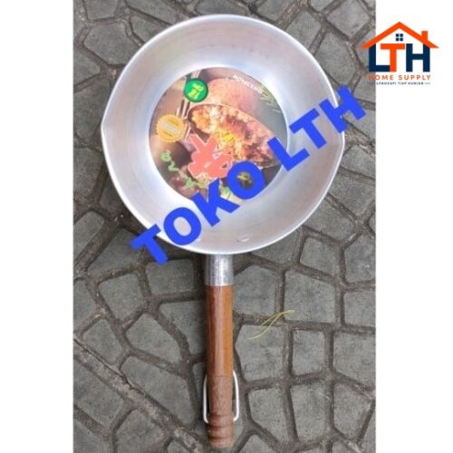 1-1815-1.jpg Panci Susu Polos Aluminium Gagang Kayu Jawa Yukihira - Maspion