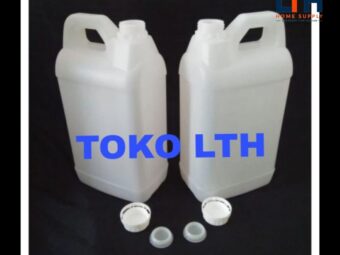 JERIGEN 5 LITER NATURAL TUTUP SEGEL HDPE KOMPAN JERIGEN BOTOL PLASTIK KIMIA MADU 5000 ML 5L