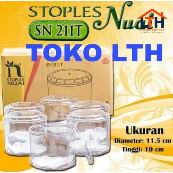 1-1827-1.jpg 12 PCS TOPLES KUE KERING BULAT TINGGI NUAI SN211T SN 211 T
