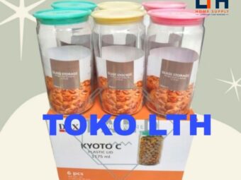 1-1840-1.jpg TOPLES KACA POLOS 1175 ML KYOTO C DLX JAR KELER BELING TUTUP PLASTIK