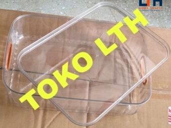 1-1841-1.jpg WADAH SAJI SEGI TUTUP PLASTIK 910 REDHOUSE PRASMANAN FOOD PAN GASTRONOM