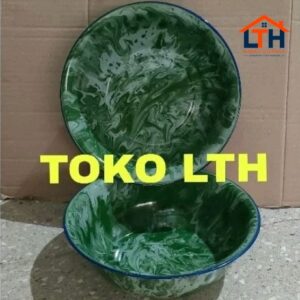 1-1848-1.jpg BASKOM 26 CM LURIK BLURIK BLIRIK ENAMEL KALENG BELANG JADUL SENG WASKOM PANCI