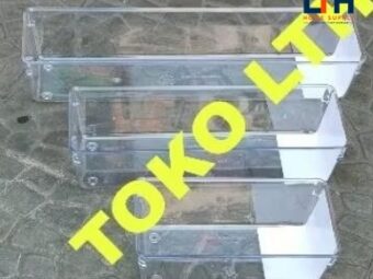 1-1849-1.jpg STORAGE TRAY SIMPLY 1380 1381 1382 GREEN LEAF KOTAK WADAH ORGANIZER KULKAS ACRYLIC MIKA