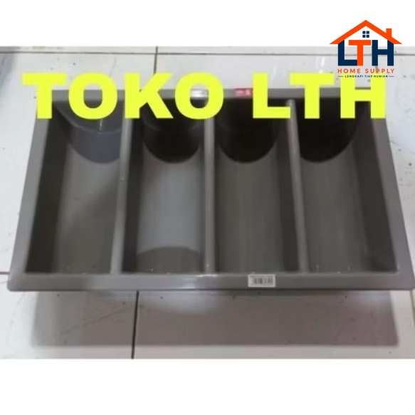 1-1864-1.jpg Tempat Sendok Sekat 4 Resto Cutlery Tray RCT223 - Owl Plastik