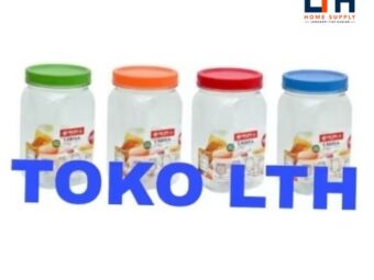 1-1868-1.jpg TOPLES SEGI LARISA 1800 ML PP82 LION STAR CANDY POT SQUARE PP-82