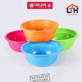 1-1875-1.jpg BASKOM 20 INCH CUCI BULAT PLASTIK LION STAR BA9 BA-9 WASKOM ROUND BASIN