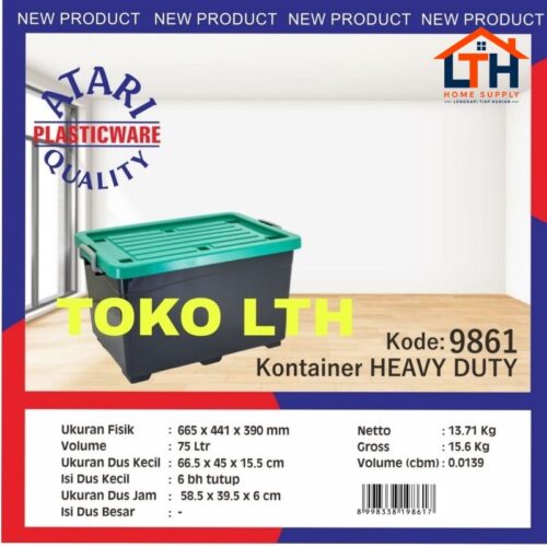 1-1878-1.jpg Container Industri Roda Heavy Duty 75L Atari CB75 9861 - Green Leaf
