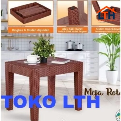 1-1890-1.jpg MEJA TERAS ROTAN PLASTIK SEGI RAKIT MEJA TAMAN TAMU SERBAGUNA