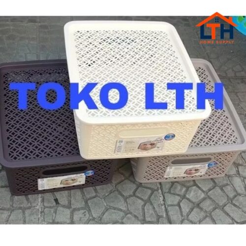 Kotak+Tutup Serbaguna Large Sofia 3312 - Green Leaf