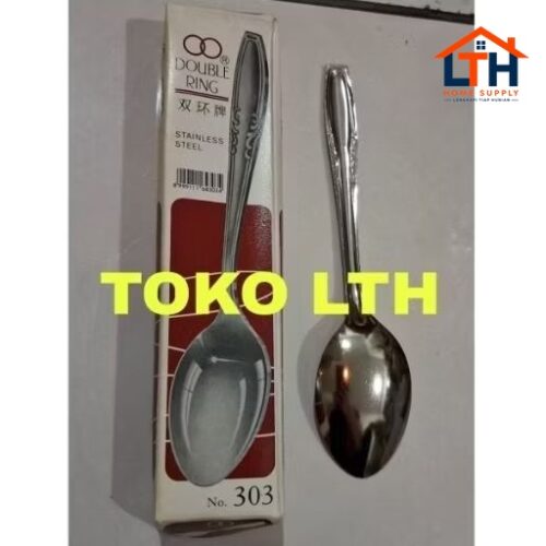 1-1900-1.jpg Sendok Makan Stainless 303 Double Ring - Triangle (12pcs)