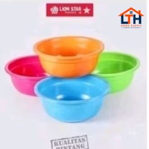1-1910-1.jpg BASKOM 12 INCH CUCI BULAT PLASTIK BA3 BA-3 LION STAR WASKOM ROUND BASIN