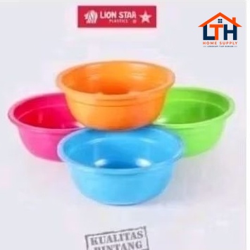 1-1910-1.jpg BASKOM 12 INCH CUCI BULAT PLASTIK BA3 BA-3 LION STAR WASKOM ROUND BASIN