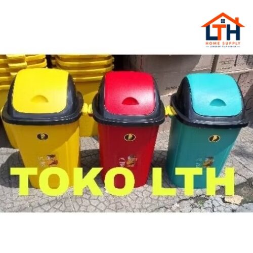 1-1911-1.jpg TEMPAT SAMPAH 50 LITER TUTUP SPARTA SEMAR TAIWAN TONG WADAH SAMPAH 50 LTR