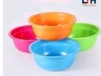 BASKOM 16 INCH CUCI BULAT PLASTIK LION STAR BA7 BA-7 WASKOM ROUND BASIN