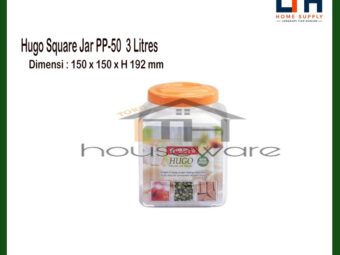 1-194-1.jpg TOPLES PLASTIK / TEMPAT SELAI SEGI 3 LITER HUGO SQUARE JAR 200-LION STAR PP-50 KELER KERUPUK