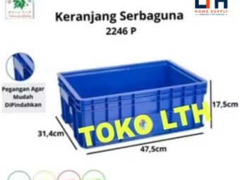 1-1943-1.jpg BOX 2246 P CONTAINER KERANJANG INDUSTRI SERBAGUNA GREEN LEAF 2246P
