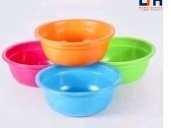 BASKOM 14 INCH CUCI BULAT PLASTIK LION STAR BA5 BA-5 WASKOM ROUND BASIN