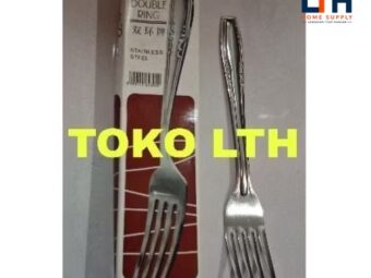 12 PCS GARPU MAKAN STAINLESS STEEL 301 DOUBLE RING TRIANGLE