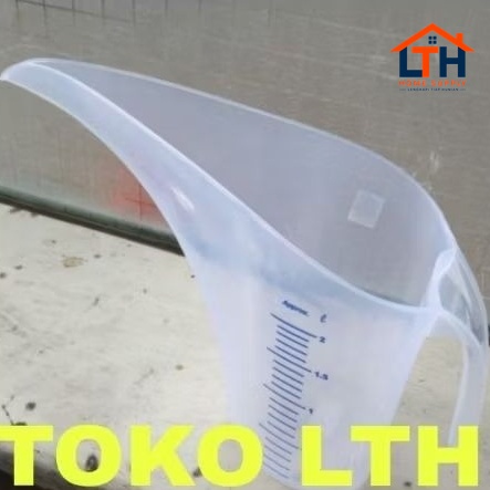 1-1949-1.jpg GELAS UKUR TAKAR 2 LTR 2000 ML LEHER MONCONG PANJANG 1878 GREEN LEAF GELAS TAKAR OLI CORONG