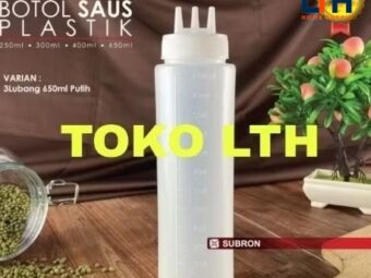 1-1951-1.jpg BOTOL SAOS 3 LUBANG 650 ML SUBRON BOTOL SAUS SAMBAL KECAP MINYAK MAYONAISE PENCET 650 ML