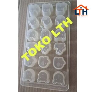 1-1955-1.jpg CETAKAN ES BATU JELLY COKLAT ANIMAL 8822 OWL PLASTIK