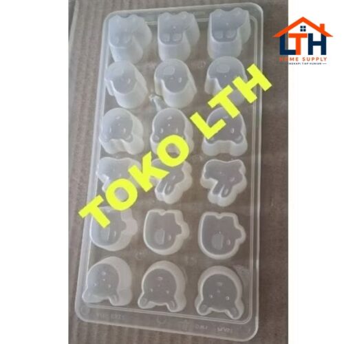 Cetakan Es/Jelly Bentuk Binatang  8822 - Owl Plastik