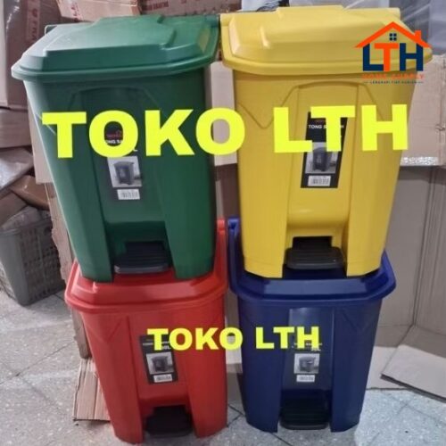 1-1962-1.jpg TEMPAT SAMPAH INJAK SEGI 30 LTR WARNA TONG PEDAL DUSTBIN KOTAK SAMPAH 991 RED HOUSE