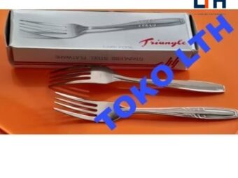 1-1969-1.jpg 6 PCS GARPU KECIL STAINLESS TRIANGLE 302 GARPU KUE DESSERT CAKE FORK