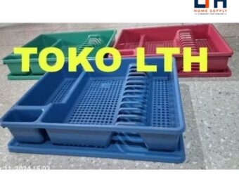 1-1971-1.jpg RAK PIRING NAMPAN PLASTIK WARNA 7112 YUTAKA PENGERING PIRING GELAS