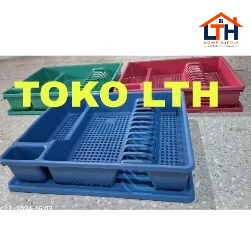 1-1971-1.jpg RAK PIRING NAMPAN PLASTIK WARNA 7112 YUTAKA PENGERING PIRING GELAS
