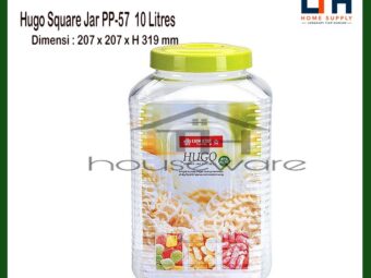 1-198-1.jpg TOPLES/TEMPAT SELAI SEGI 10 L- HUGO SQUARE JAR 207 -LION STAR PP-57