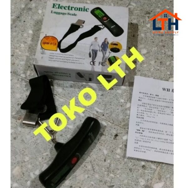 TIMBANGAN GANTUNG KOPER TAS TRAVEL LUGGAGE PORTABLE DIGITAL SCALE ELEKTRONIK