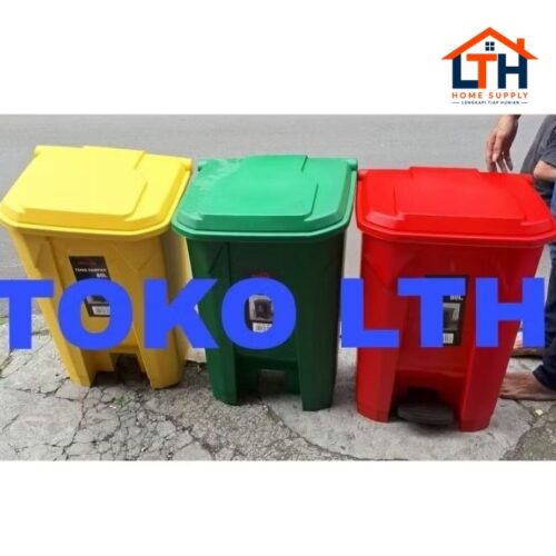 1-1990-1.jpg TEMPAT SAMPAH INJAK SEGI 80 LTR WARNA TONG PEDAL DUSTBIN KOTAK SAMPAH 993 RED HOUSE