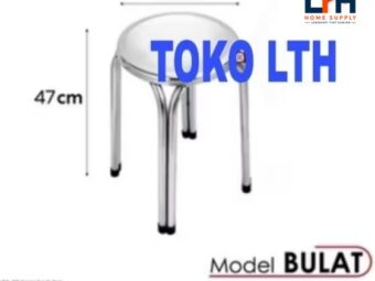 1-1991-1.jpg BANGKU BASO KURSI TINGGI BULAT STAINLESS STEEL CHAIR STOOL