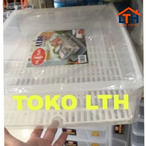 Kotak Box Saringan Aldi Drainer 8.5 Liter Storer Pack Owl Plastik Keranjang Wadah Peniris Pengering Sayur Buah
