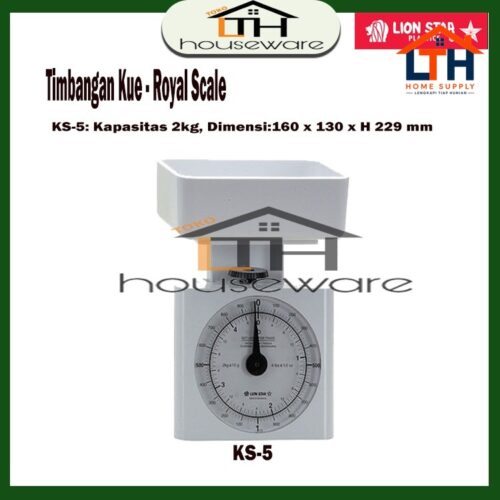 1-233-1.jpg TIMBANGAN KUE 2 KG-ROYAL SCALE -LION STAR KS-5