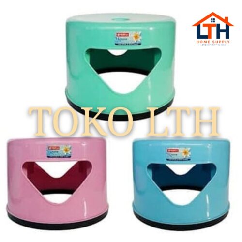 BANGKU JONGKOK BUNDAR gaya JEPANG motif KERAMIK dari LION STAR G-13