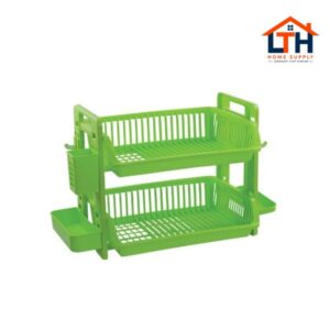 1-301-1.jpg RAK PIRING PLASTIK SUSUN 2-MULTI KITCHEN RACK, MASPION B-R030