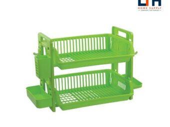 RAK PIRING PLASTIK SUSUN 2-MULTI KITCHEN RACK, MASPION B-R030