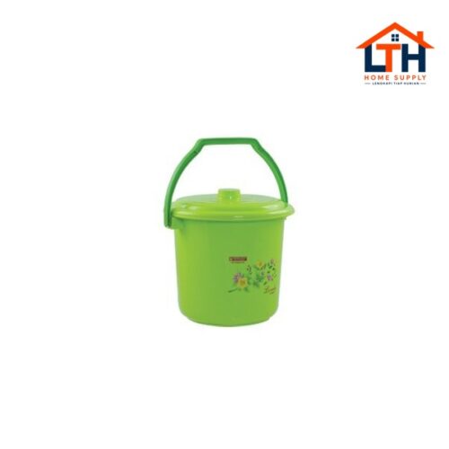 EMBER GAGANG PLASTIK+TUTUP 2.5 GALON, MASPION B-T161