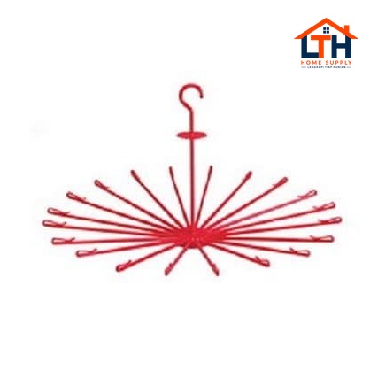 GANTUNGAN JEMUR LIPAT 30 FOLDING HANGER 30 STIK LION STAR GB23 JEMURAN PUTAR PAYUNG BULAT BAJU BAYI